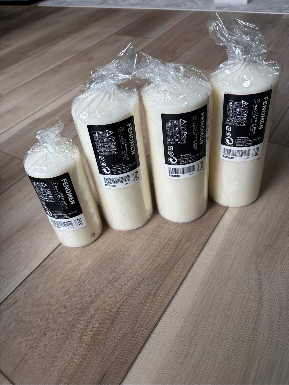 New Fenomen Candle Pillars - Cream
